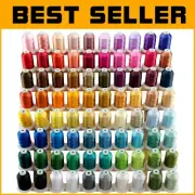 Durable Polyester Embroidery Thread 1000M Kit - Perfect for All Sewing Machines