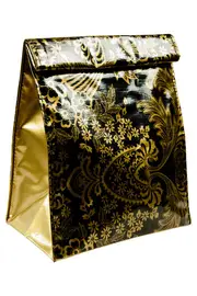 Lunch Bag Eden Gold & Black--BEN-BE-LBEGB