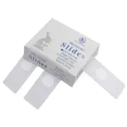 50 pieces Reusable Laboratory Educational Concave Microscope Glass Slides A Box