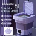 8L Portable Foldable Washing Machine – Mini Washer & Spin Dryer for Laundry