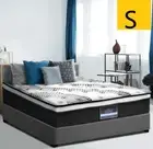 32CM Euro Top Mattress Single Mattress 5 Zoned Pocket Spring High-Density Foam