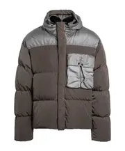 padded jacket XS,XXL walnut color