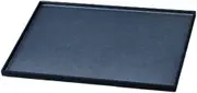 Heisei Wood Grain Long Bowl Silver Black Shaku 2 Size King Coating [14.4 x 10.0 x 0.7 inches (36.3 x 25.5 x 1.8 cm)]