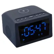 Laser Alarm Clock with Wireless Charging & Bluetooth Connectivity. SPK-WCALC-118