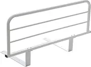 Bed Rail Sty Side Guard for Elderly Adults Foldable White Bedside Handrail Bar Shatter-Resistant Bed Railing Guardrail (20cm Bracket 90cm) (20cm Bracket 90cm)