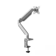 Fellowes Platinum Series Adjustable Single Monitor Arm Up to 32" Silver