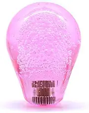 Arcade Joystick Bat Oval Top Handle Knob American Type Replacement Crystal Pink Big Head for Zippy SANWA SEIMITSU Arcade1up Fight Stick Machine Console Cabinet New