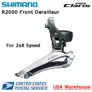 Shimano Claris FD-R2000 2x8 Speed Brazed-on Clamp-on Mount Front Derailleur ROAD