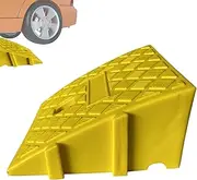 Car Edge Ramp - PVC Sidewalk Ramps, Wheel Arch, Portable Garage Entrance Sill Ramp, Loading , Pedestrian Crossway, Two-Wheels, Moving Equipment