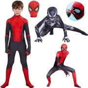 Kids Spiderman Costume Boys SpiderMan Far From Home Zentai Cosplay Jumpsuit Gift