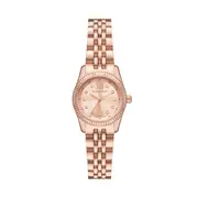 Michael Kors Lexington Three-Hand Rose Gold-Tone Stainless Steel Watch MK4739
