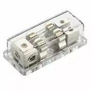4/8 Gauge Awg Agu Fuse Holder Fused Distribution Block 4 Gauge In To 2 X 8 Gauge