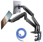 HUANUO Dual Monitor Stand for 13 to 35 inch, Premium Dual Monitor Mount with
