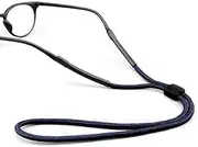 [Generic] 2 PCS Adjustable Nylon Sports Glasses Lanyard - Secure & Comfortable Eyeglass/Sunglasses Neck Strap Cord - Stylish Spectacles Holder (Blue)
