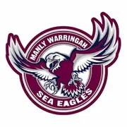 Manly Sea Eagles NRL Logo Sticker Car School Books