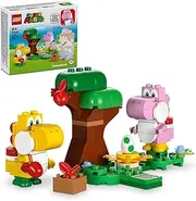 LEGO Super Mario Yoshis' Egg-cellent Forest Expansion Set 71428 Collectible Toy for Kids, 2 Brick-Built Characters, Toys for Girls, Boys and Gamers Aged 6 and Over