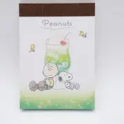 Peanuts Charlie Brown and Snoopy Mini Memo Pad 80sheets Made in Japan