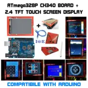 2.4" TFT LCD Display Shield Touch Screen + ATmega328p Compatible with Arduino