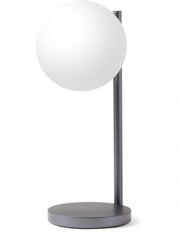 [Lexon] Bubble Wireless Charger Desk Lamp in Gunmetal