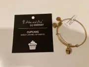 Alex And Ani Cup Cake Bracelet In Gold