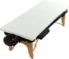Memory Foam Massage Bed Mattress Topper with Removable Cover, Massage Table M...