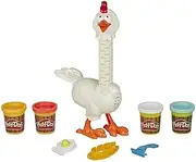 Play-Doh - Animal Crew - Cluck a Dee Feather Fun Chicken - Kids Sensory Toys - Arts and Crafts Activities - Girls and Boys - Ages 3+