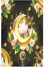 RPLIFE Golden Crescent Moons Large Kitchen Towels, 28x18 Absorbent Baking Towel, Set of 4