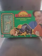 Vintage Disney Mattel Lion King Once Upon A Time Playset Simba Nala Timon Zazu