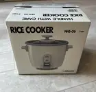 Zojirushi NHS-06 Rice Cooker 3-Cup - New In Box Household Glass Lid