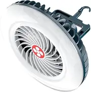 Hanging Fan 2 in 1 Camping Tent Fan with Hanging Hook Back Magnet Ceiling Fan for Camping Office Car Emergency Student Dormitory