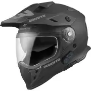 H331 BT Bluetooth Matt Black Enduro Helmet