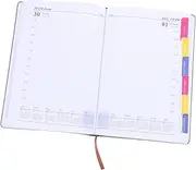 FOYTOKI Daily Schedule Planner: 2026 Weekly Monthly Planner Hardcover Schedule Book for Office Supplies College Students and Daily Productivity A5 Size