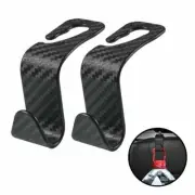 2PCS Black Universal Auto Back Seat Headrest Hooks Storage Hook Car Accessories (for: Porsche)
