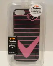 Callaway PUKKA iPhone 5/5S Hard Case Cover - BRAND NEW - NEVER OPENED Pink/Black