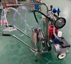 Dual Electric & petrol Portable milking machine Cow, Goat, sheep -Single bucket