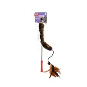 Gigwi Feather Teaser Tpr Wand Plush Tail