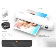 Desktop Laminator Machine Set A4 Size Hot and Cold Lamination 2 Roller Y0M8