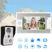7in Wired Video Doorbell Intercom TFT Screen Night Remote Access Syst LJ