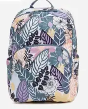 Vera Bradley Mod Paisley Lighten Up Essential Large Backpack NWT Palm Floral