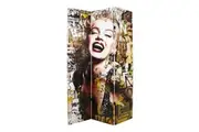 Canvas Marilyn and Elvis Room Divider Screen