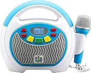 eKids KIDdesigns Mother Goose Club Bluetooth Sing Along Portable MP3 Player Real Mic 24 Songs