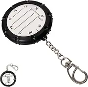 Mipcase Golf Scorer Counting Score Counter Game Portable Key Tool Golf Counter Shot Score Professional Mini Scoring Device Silver Metal