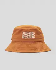 [Billabong] Billabong Women's Surf High Sun Faded Bucket Hat in Dried Mango Orange Size Medium/Large M/L Dried Mango Orange