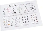 PEPLAYTAL 1 PC Cartoon Hanging Alphabet Poster for Educational Wall Art for Bedroom Nursery High Resolution Vibrant Colors Present for Showers Birthdays