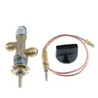 Gas Furnace Firepit Control Valve with Thermocouple and Knob