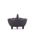 Cast Iron Incense Burners for Log Wood Wax Melt Pot Dish Fragrance Oil Stoves