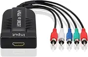 HDMI to YPBPR Male Converter HDMI to Component Video 5RCA RGB Converter + R/L Audio Converter for TV Box, DVD Recorders