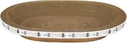 Fenteer Corrugated Scratch Pad Scratching Board Bed Grinding Claw Pet Cushion Cat Scratcher Cardboard for Indoor Cats Kitten Pet Accessories, 47cmx22cmx8cm