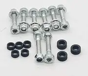 Gabasinover,1 Set of Hedge Trimmer Blade Slider,Bolt and Nut fits for sthil HS81 HS81R HS81RC HS81T hs82T HS82R hedgecutters 4237 710 6051