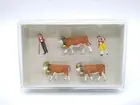 Preiser Figures 10404 Cowheatd & Herd of Cows - OO/HO - New & Boxed